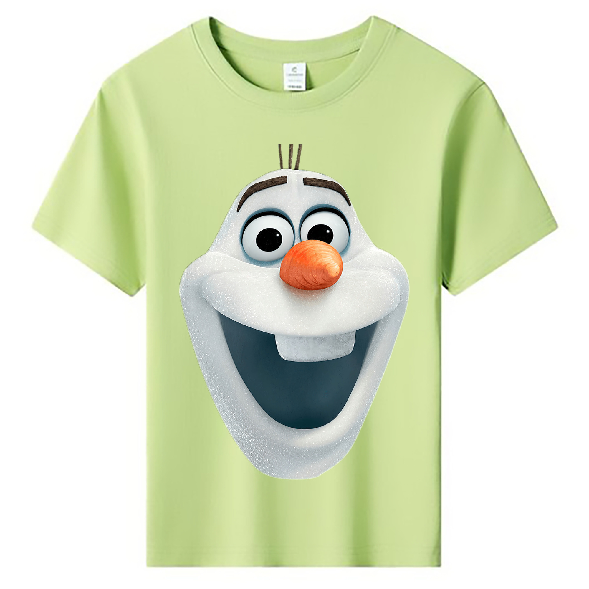 （画像用） アナと雪の女王 アンナ エルサ Frozen Anna Elsa 綿100％キッズTシャツ（フロントプリント）